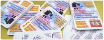 Изготовление маленьких карманных календарей для Баян Лайн